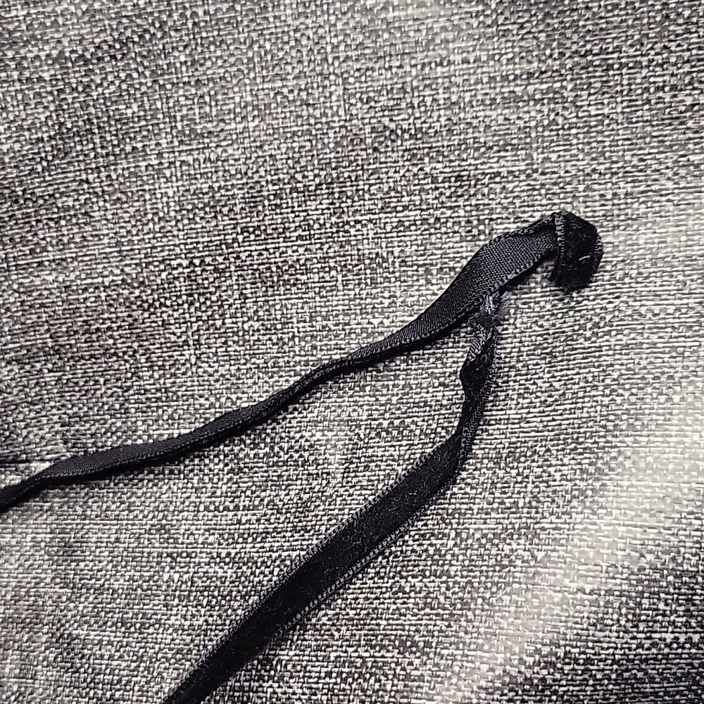 Black Lacy Corset Detail Zip Up Cardigan - Picture 5 of 9